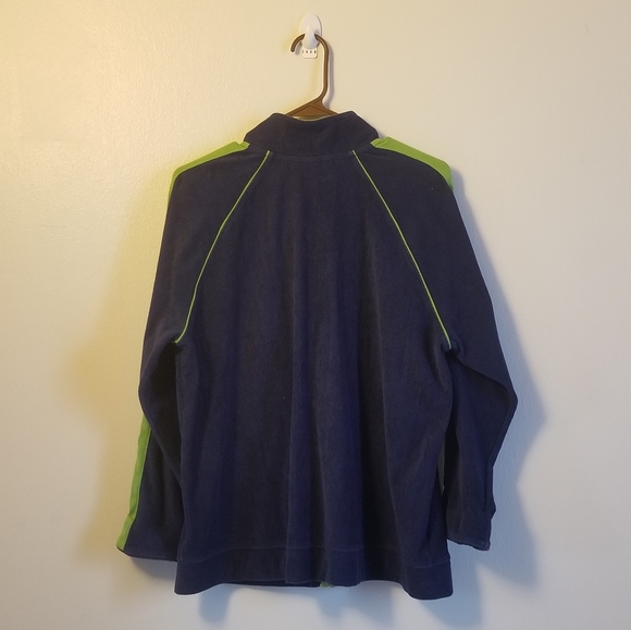 Y2K Corduroy Track Sweater - Picture 2 of 6
